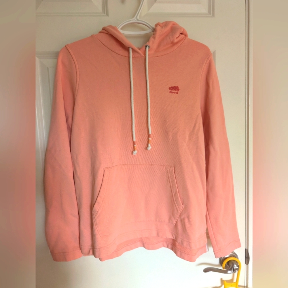 roots women hoodie XS pink